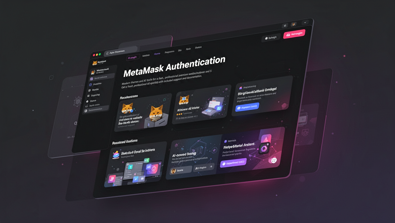 Preview of MetaMask Authentication