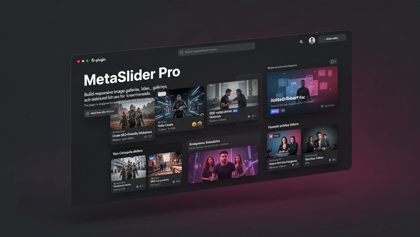 Preview of MetaSlider Pro
