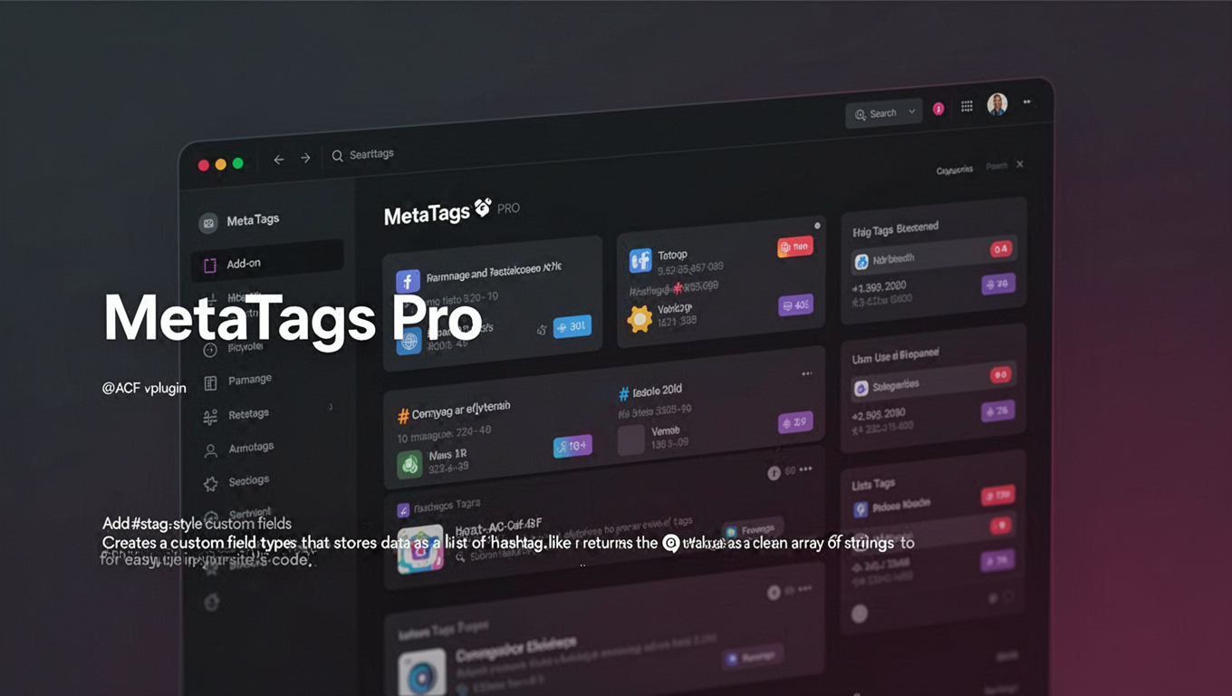Preview of MetaTags Pro