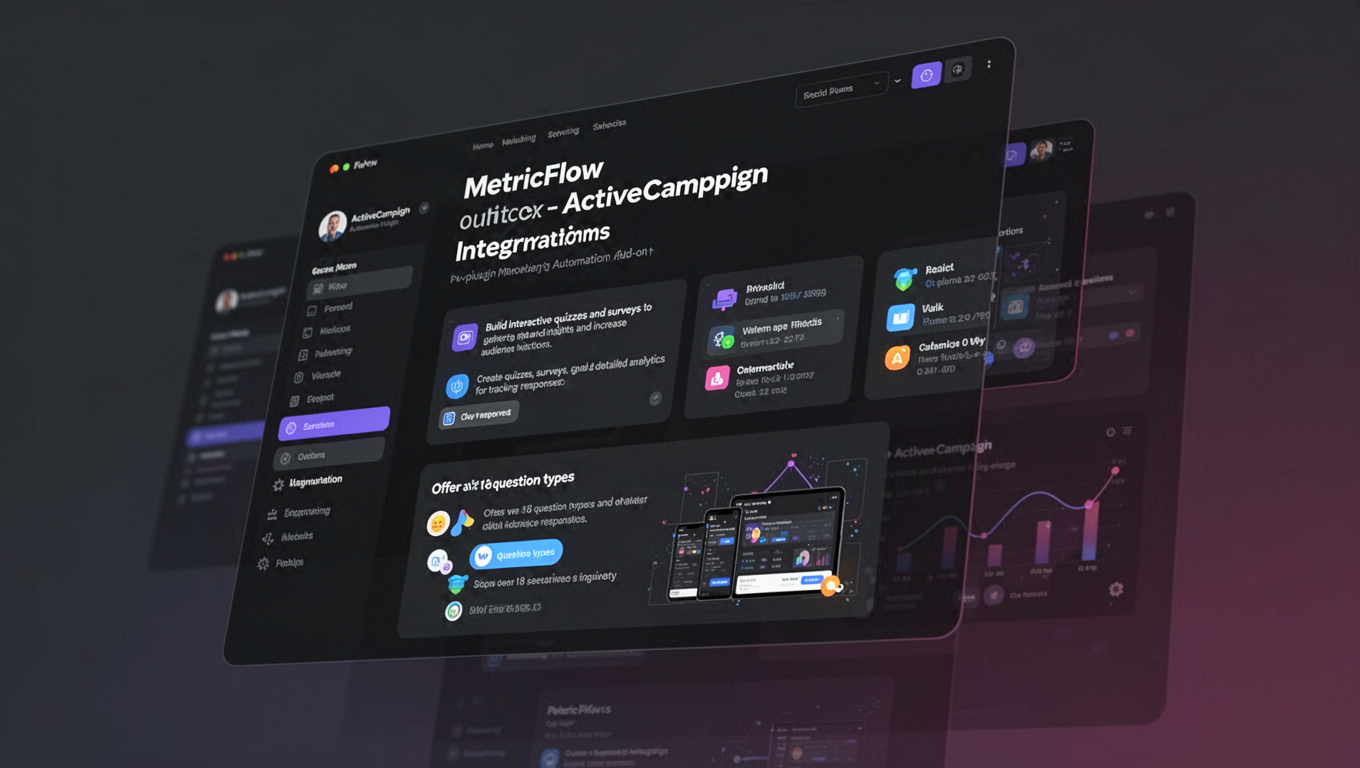 Preview of MetricFlow - ActiveCampaign Integration