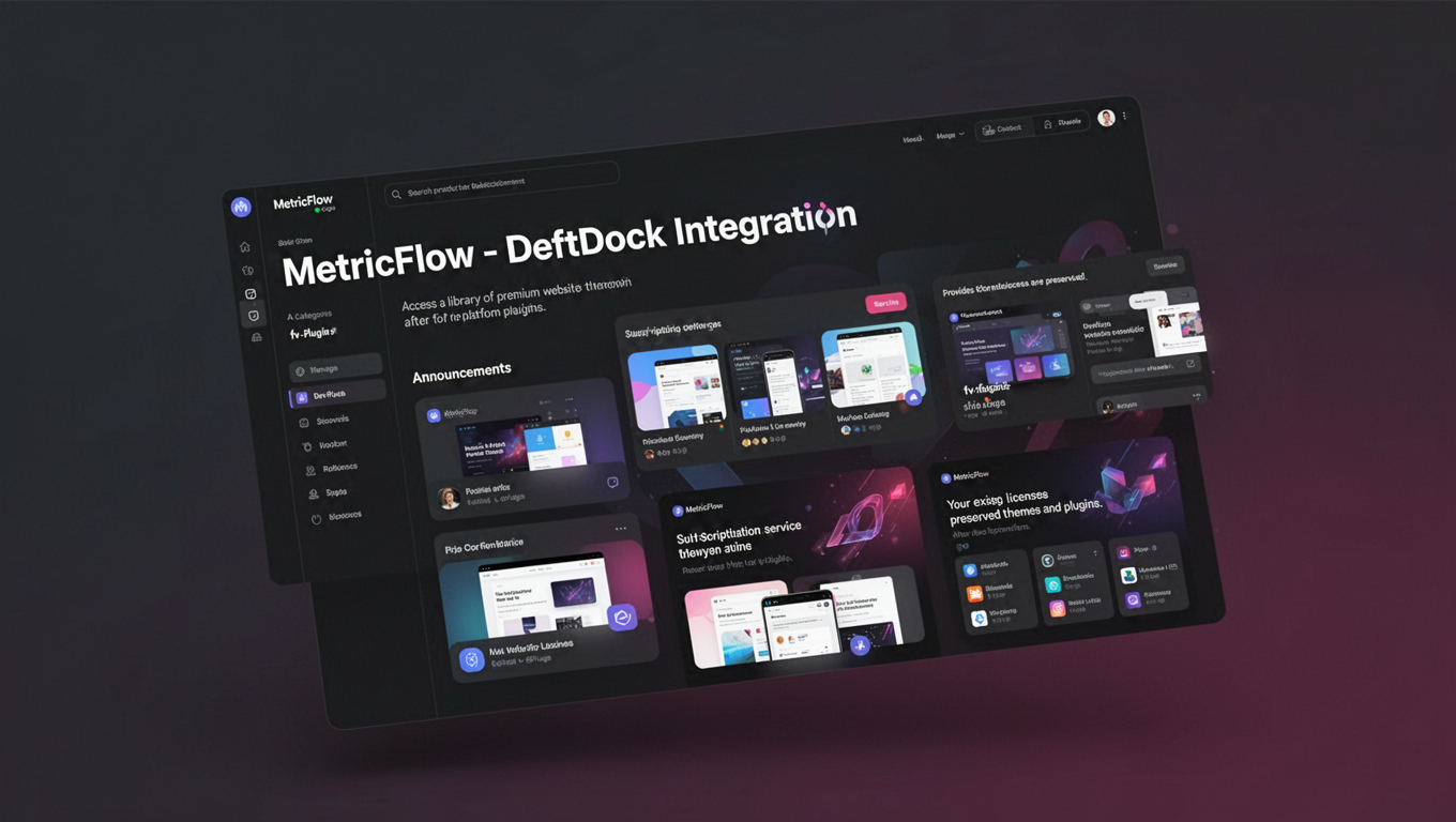 Preview of MetricFlow - DeftDock Integration