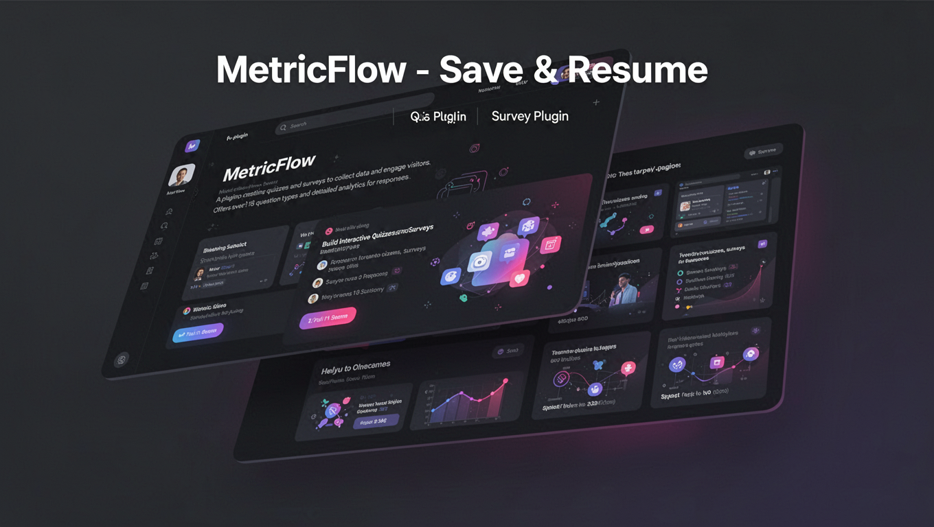 Preview of MetricFlow - Save & Resume