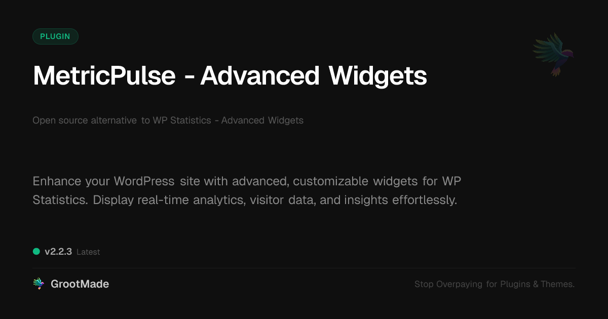 Preview of MetricPulse - Advanced Widgets