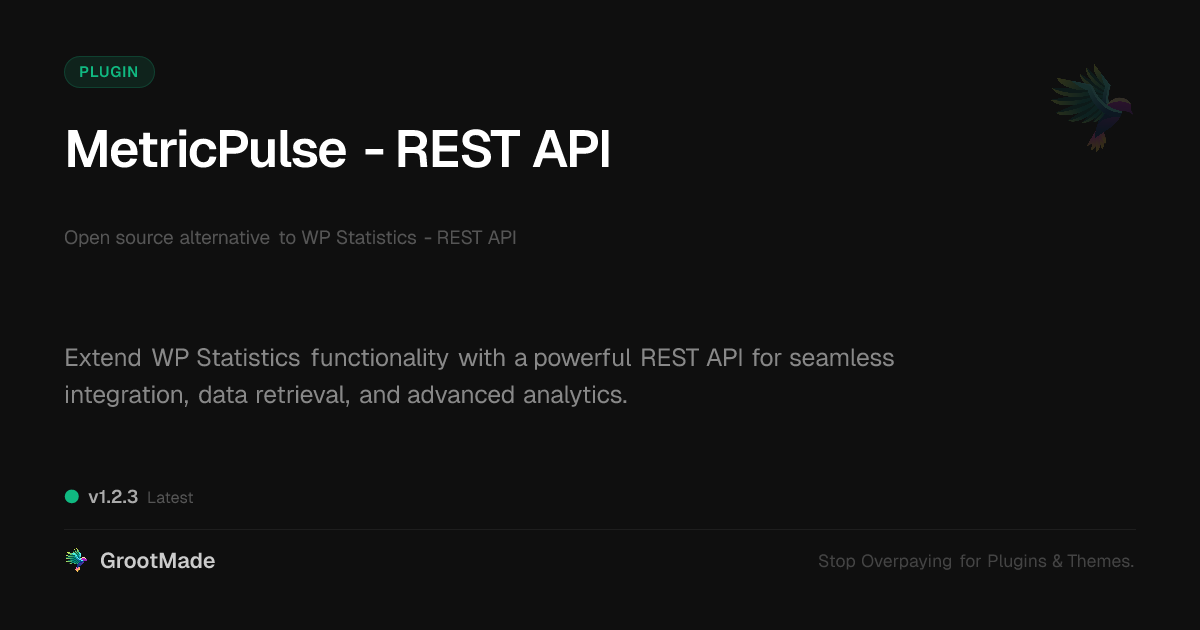 Preview of MetricPulse - REST API
