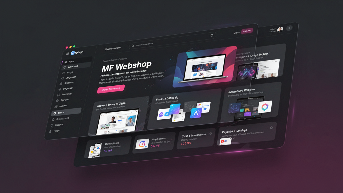 Preview of MF Webshop