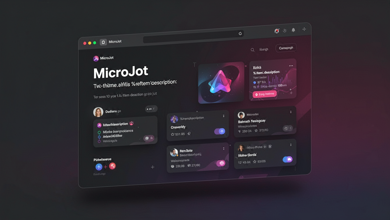 Preview of MicroJot