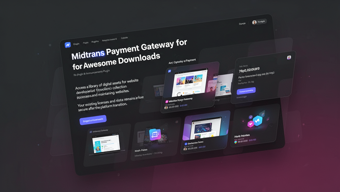 Preview of Midtrans Payment Gateway for Awesome Downloads