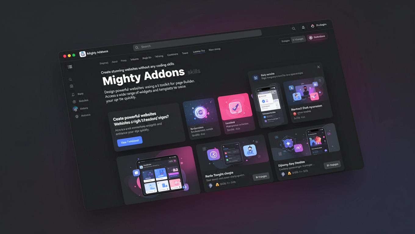 Preview of Mighty Addons