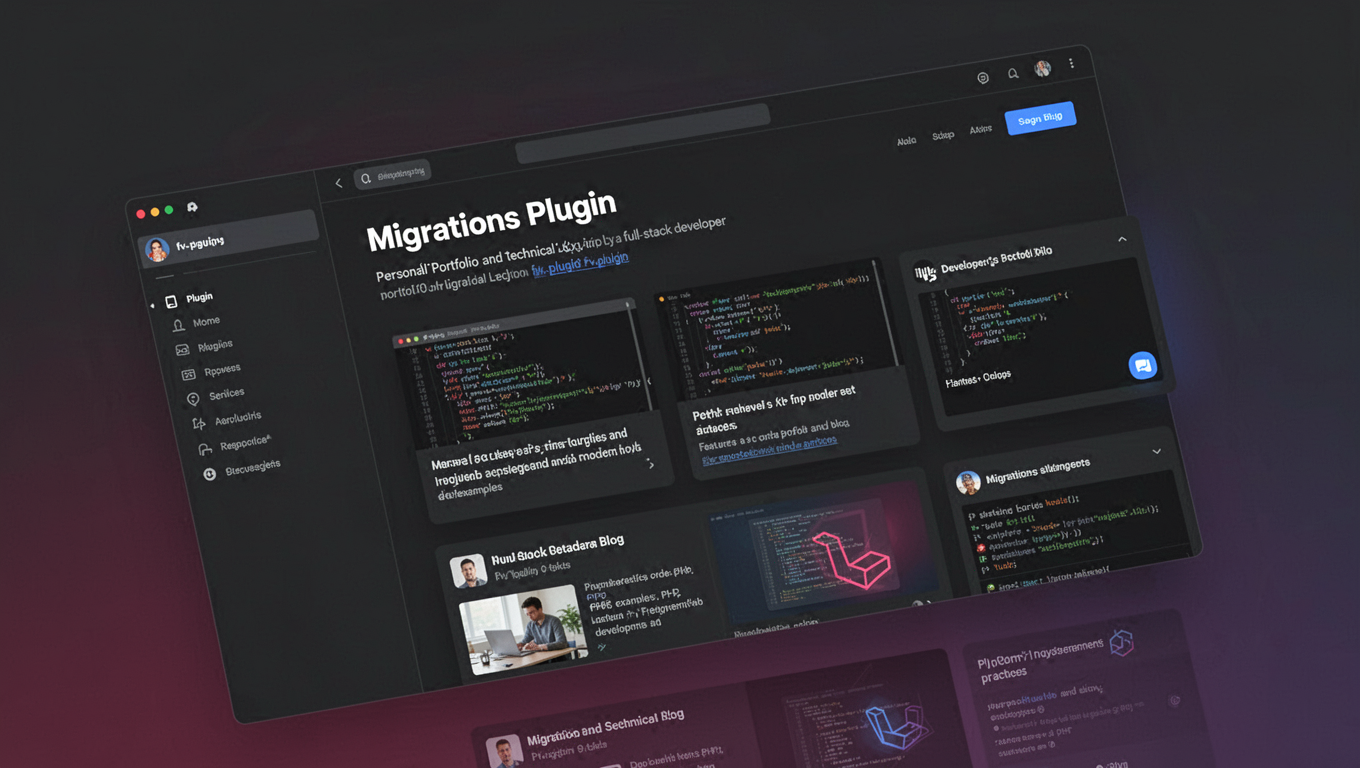 Preview of Migrations Plugin