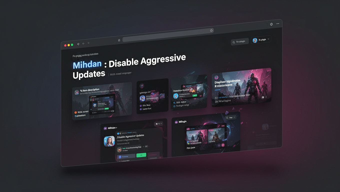 Preview of Mihdan: Disable Aggressive Updates