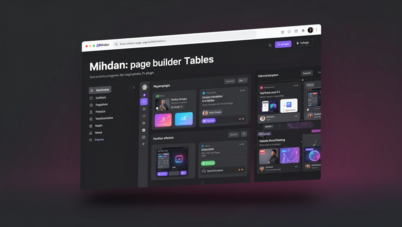 Preview of Mihdan: Elementor Tables