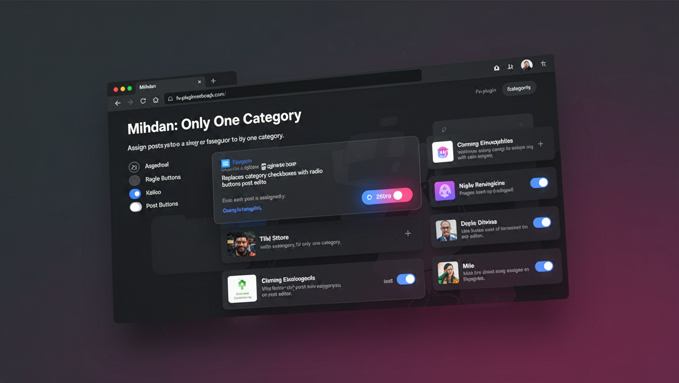 Preview of Mihdan: Only One Category