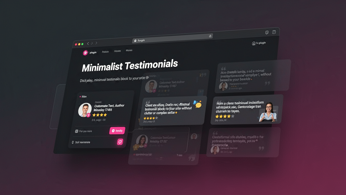 Preview of Minimalist Testimonials