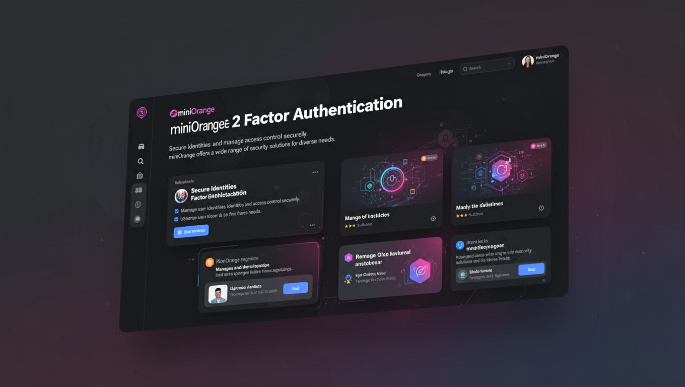 Preview of miniOrange 2 Factor Authentication