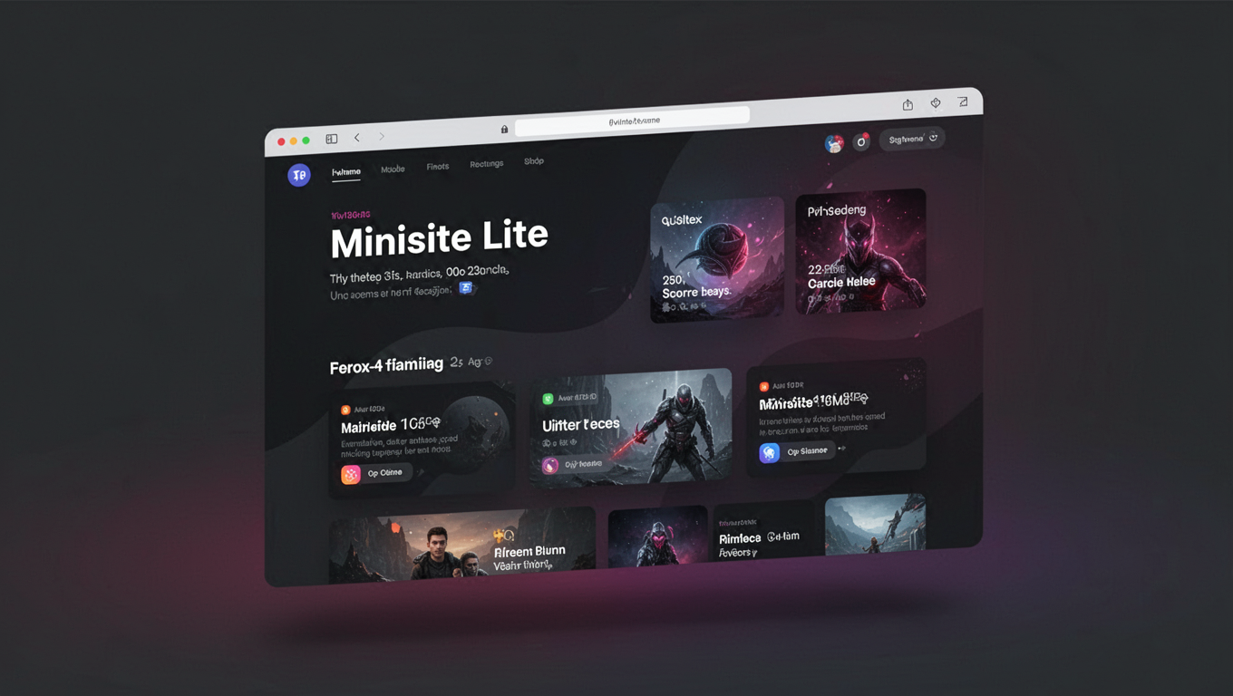 Preview of Minisite Lite