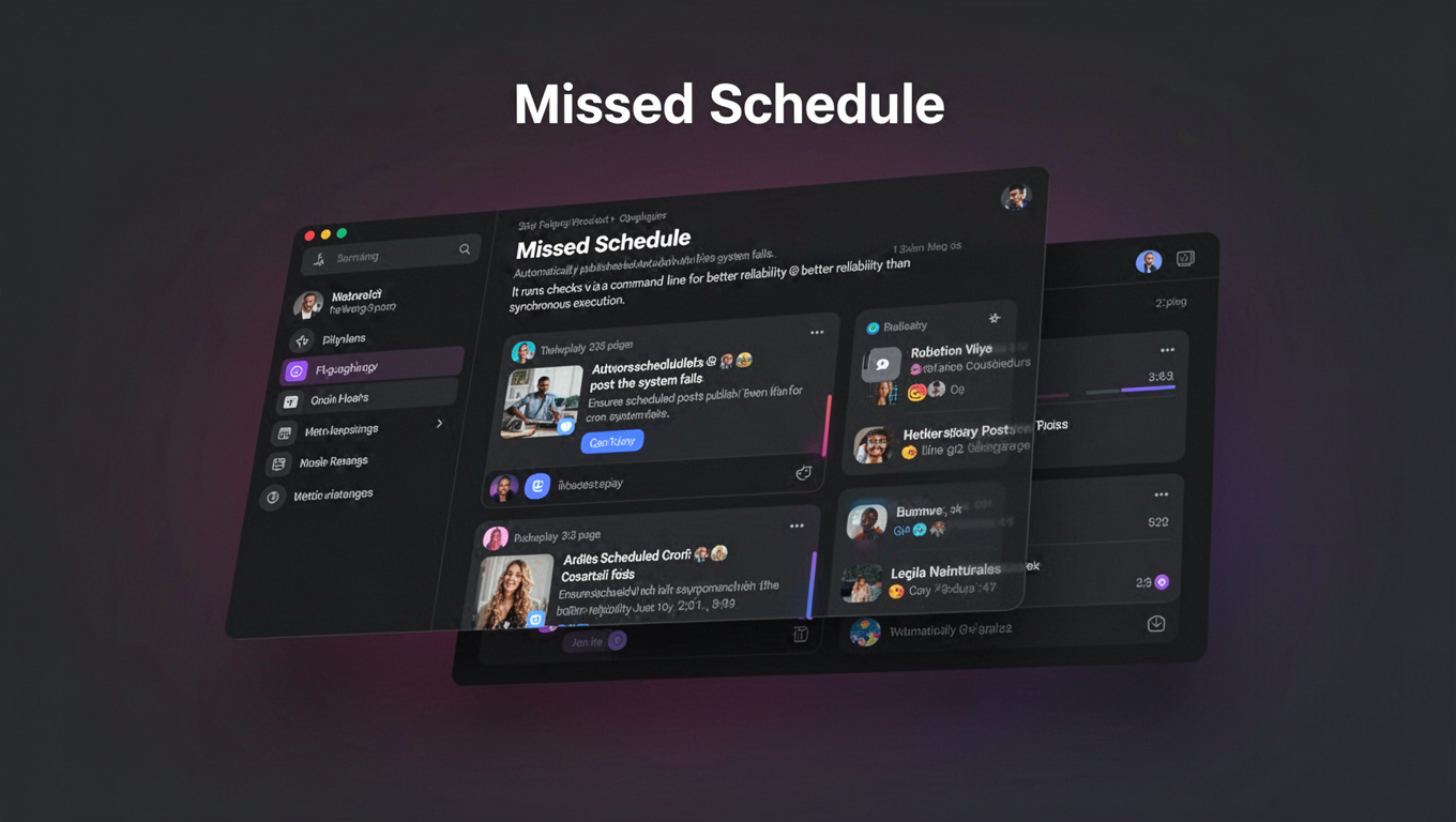 Preview of Missed Schedule