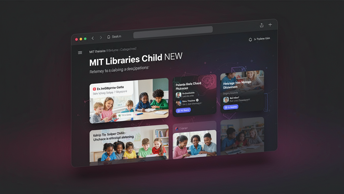Preview of MIT Libraries Child NEW