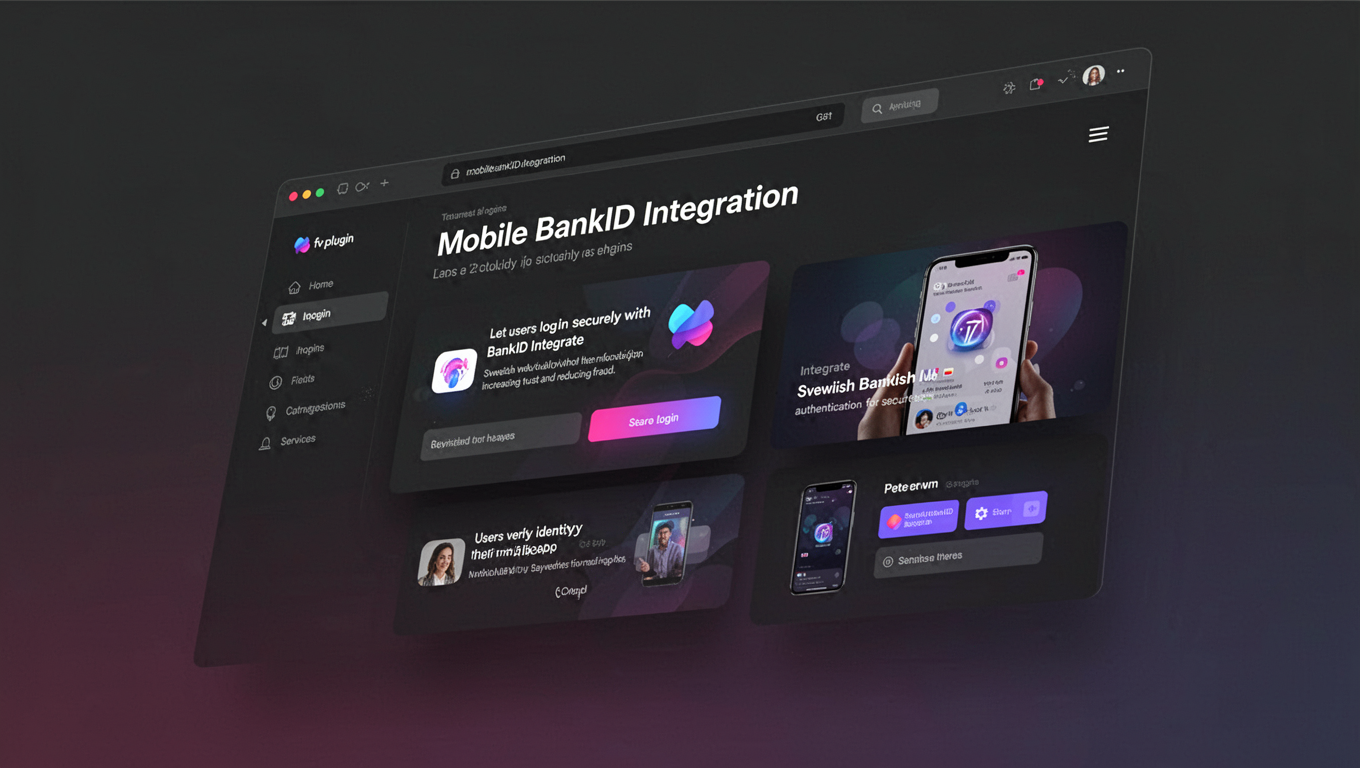Preview of Mobile BankID Integration
