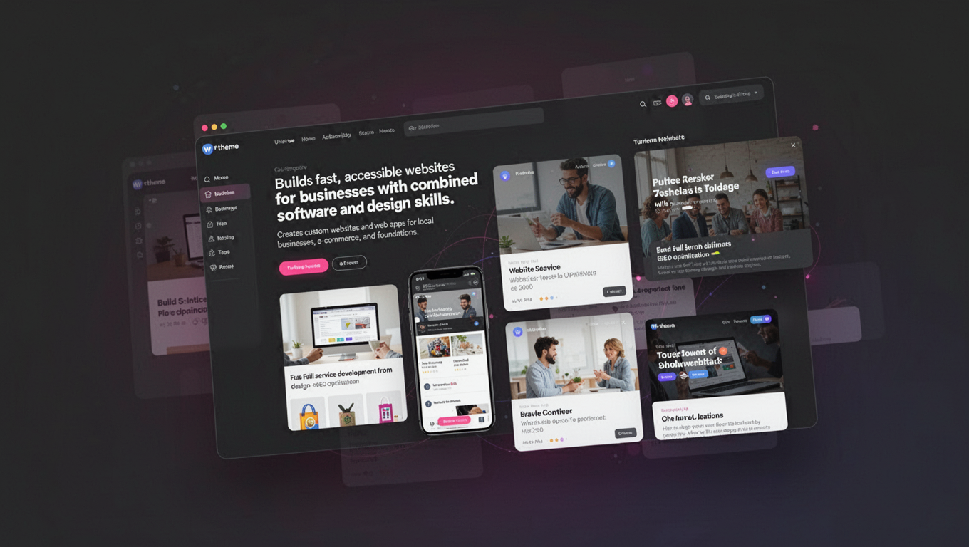 Preview of Modern WP Theme