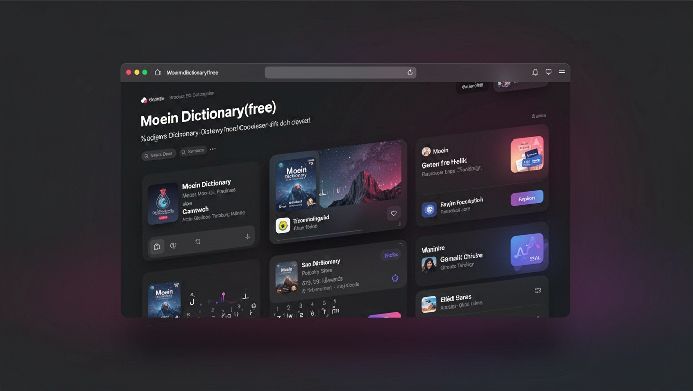 Preview of Moein Dictionary(free)