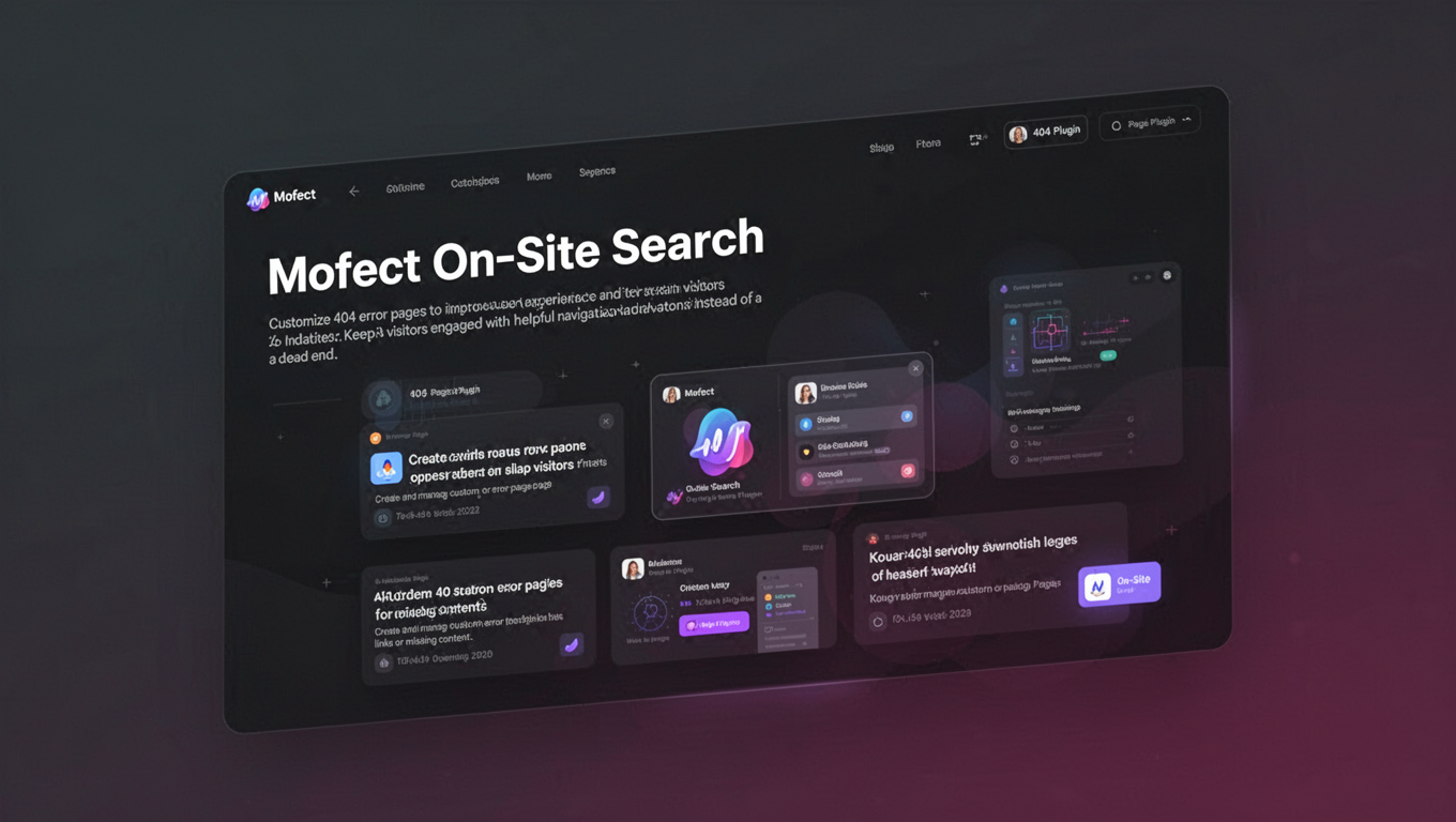 Preview of Mofect On-Site Search