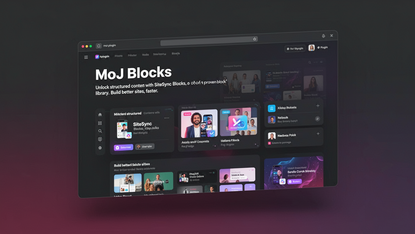 Preview of MoJ Blocks