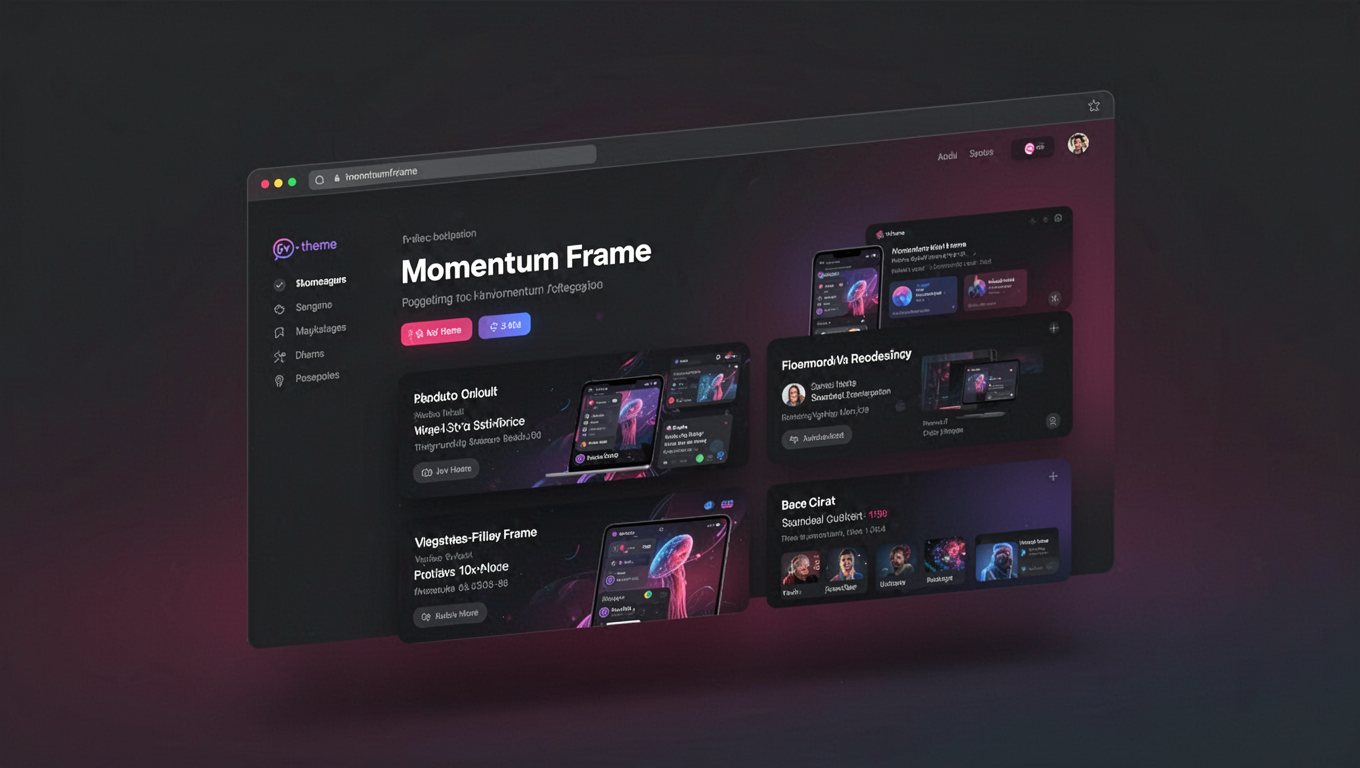 Preview of Momentum Frame