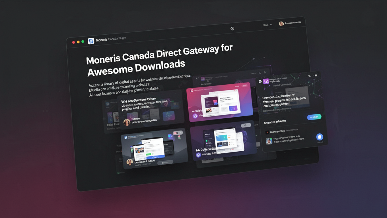 Preview of Moneris Canada Direct Gateway for Awesome Downloads