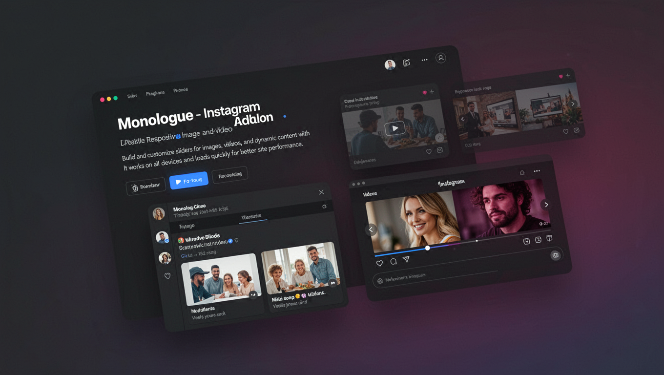 Preview of Monologue - Instagram Addon
