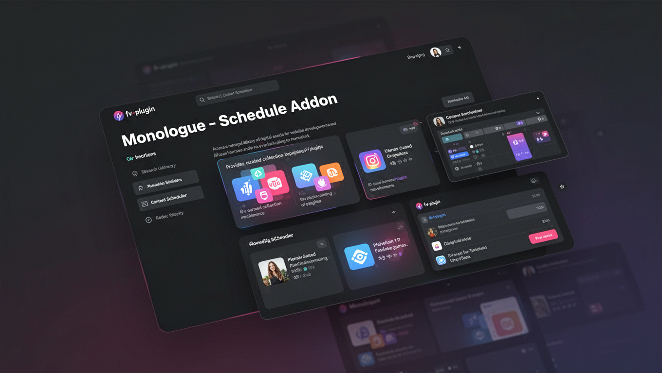 Preview of Monologue - Schedule Addon