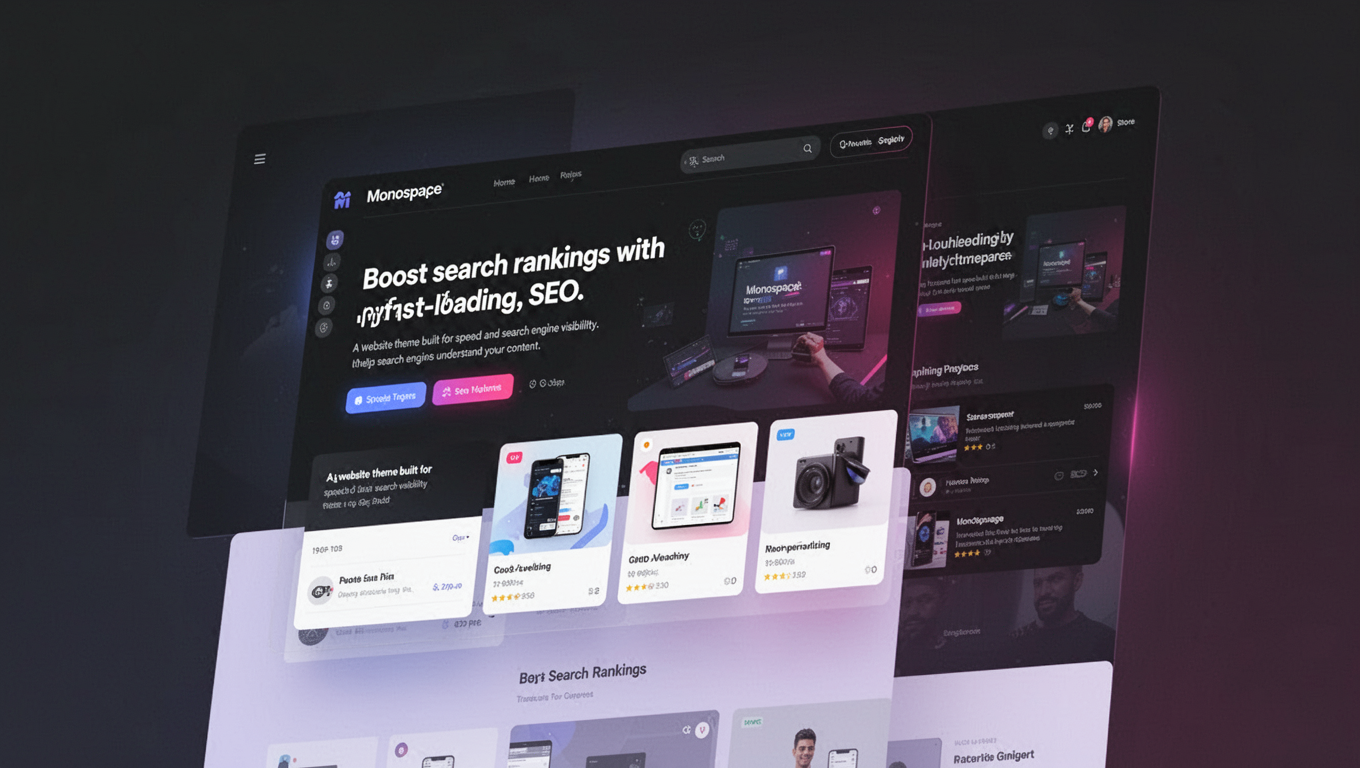 Preview of Monospace by MyThemeShop