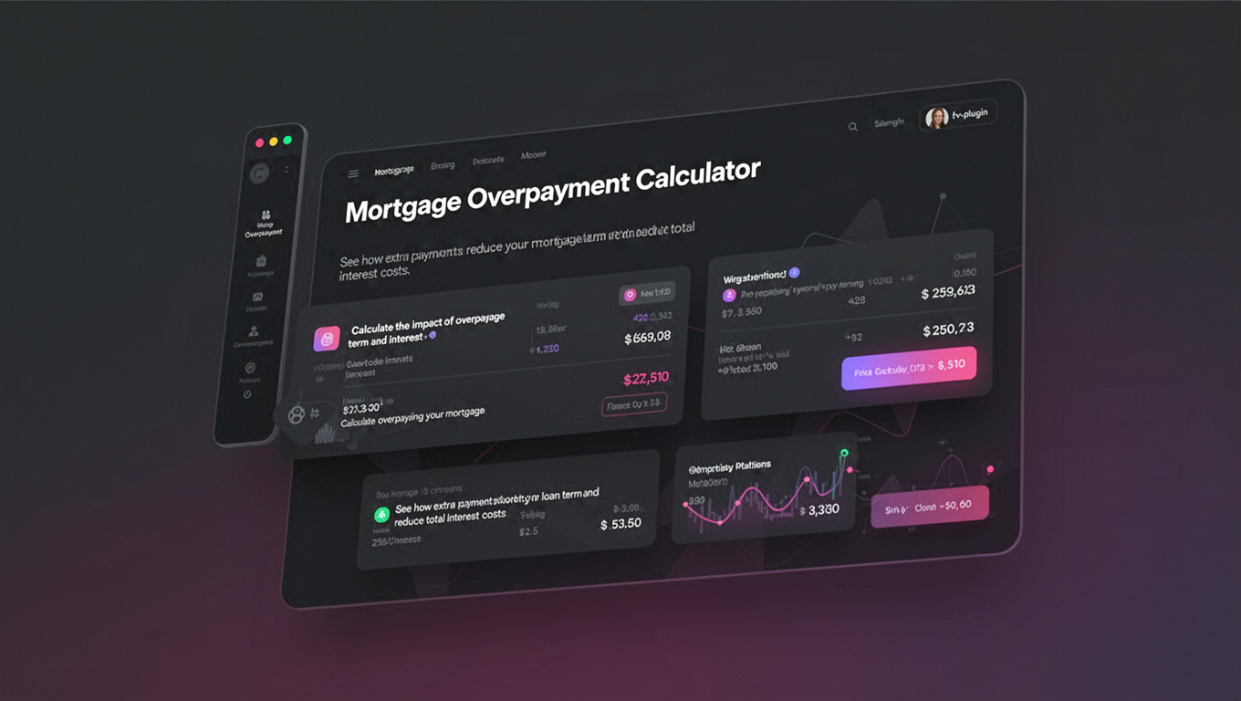 Preview of Mortgage Overpayment Calculator