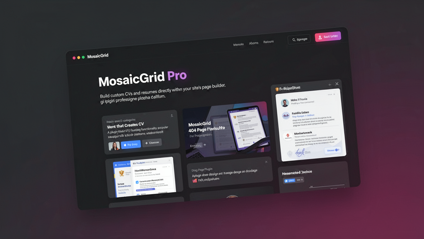 Preview of MosaicGrid Pro