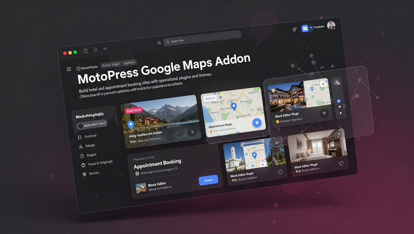 Preview of MotoPress Google Maps Addon