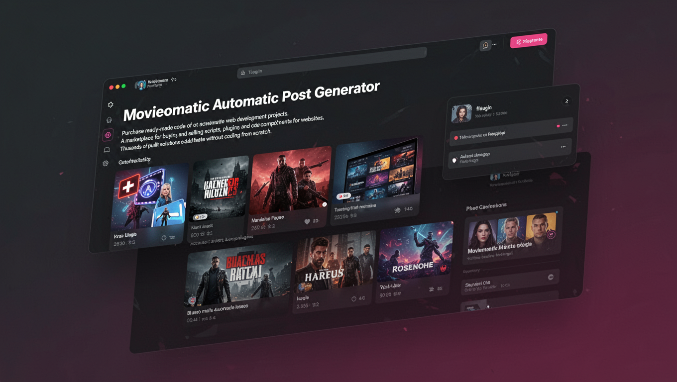 Preview of Movieomatic Automatic Post Generator