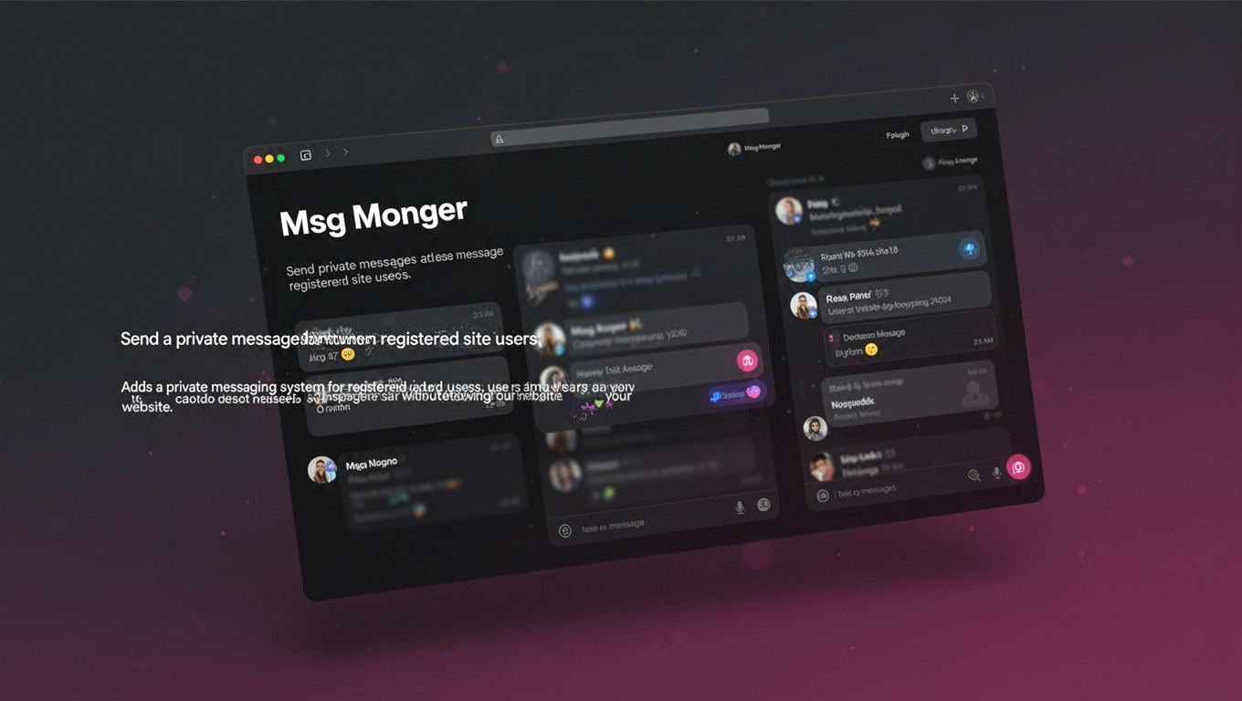 Preview of Msg Monger