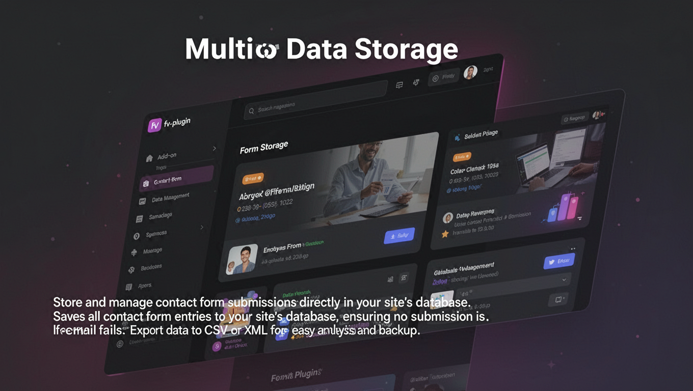 Preview of Multi Form Data Storage