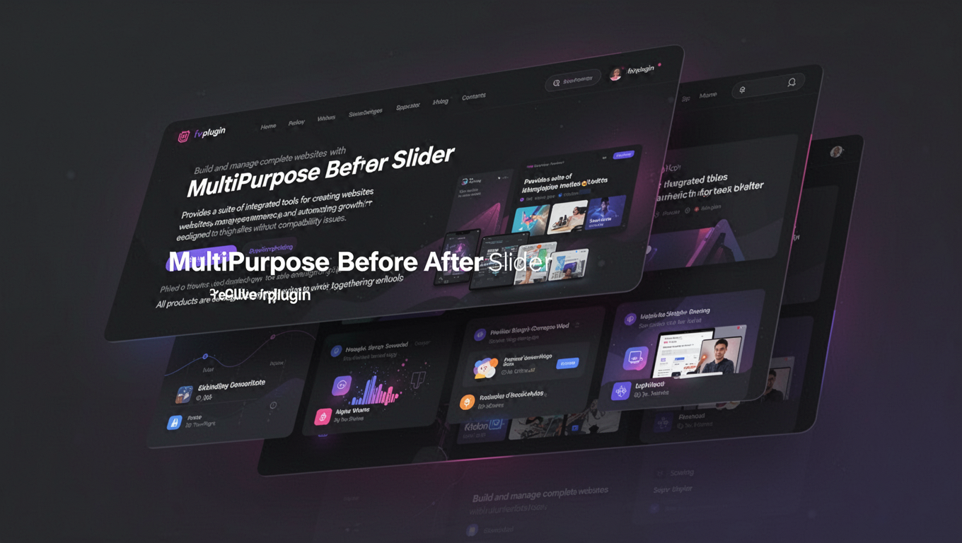 Preview of MultiPurpose Before After Slider