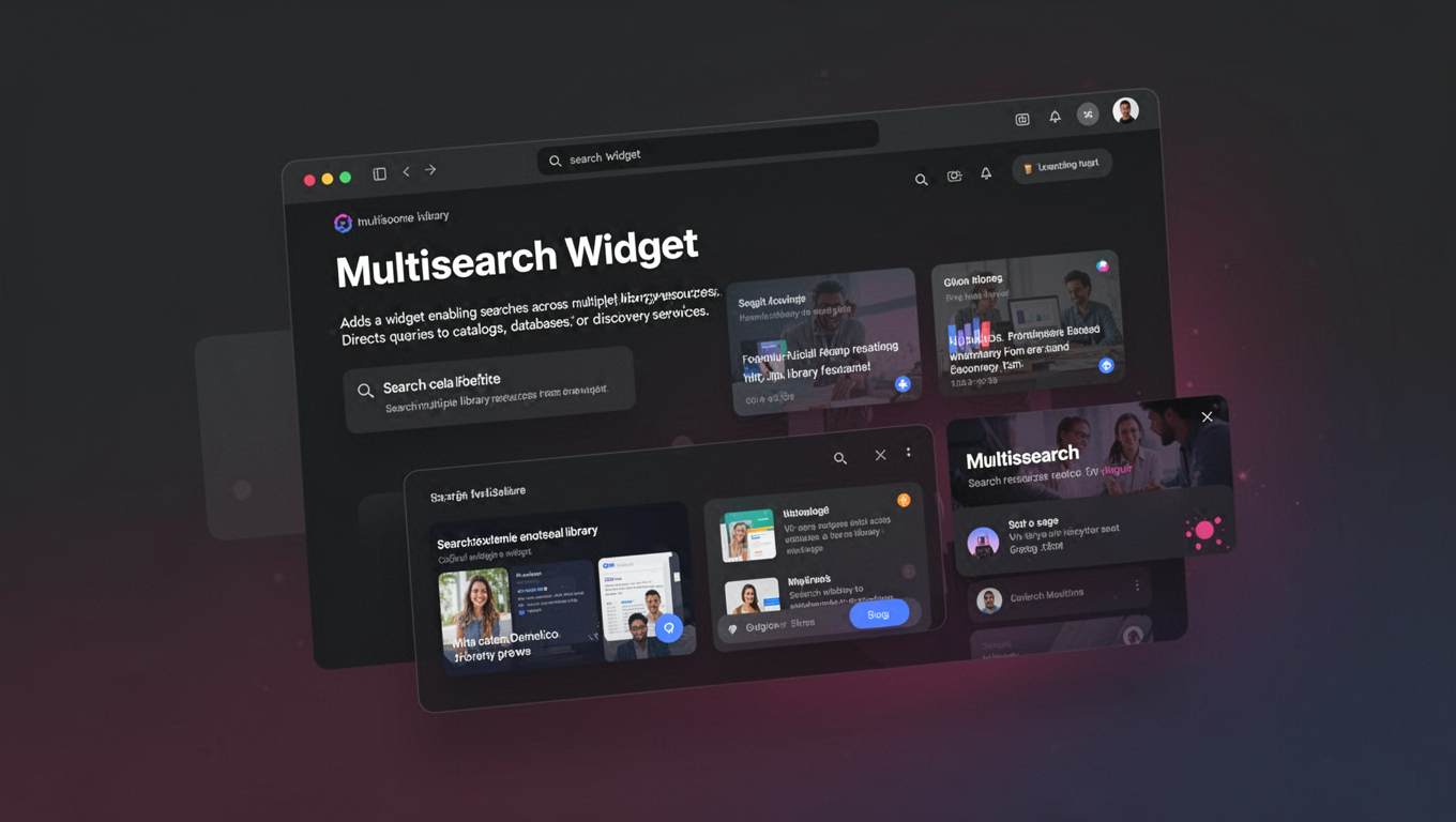 Preview of Multisearch Widget