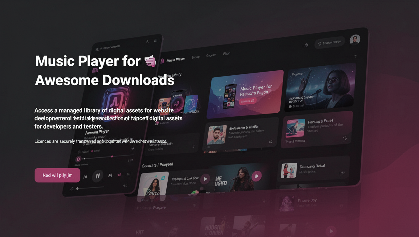 Preview of Music Player for Awesome Downloads
