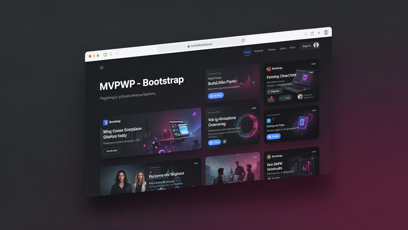 Preview of MVPWP - Bootstrap