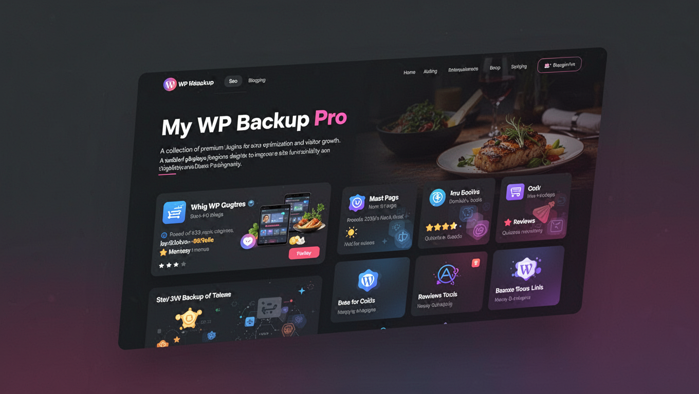 Preview of My WP Backup Pro