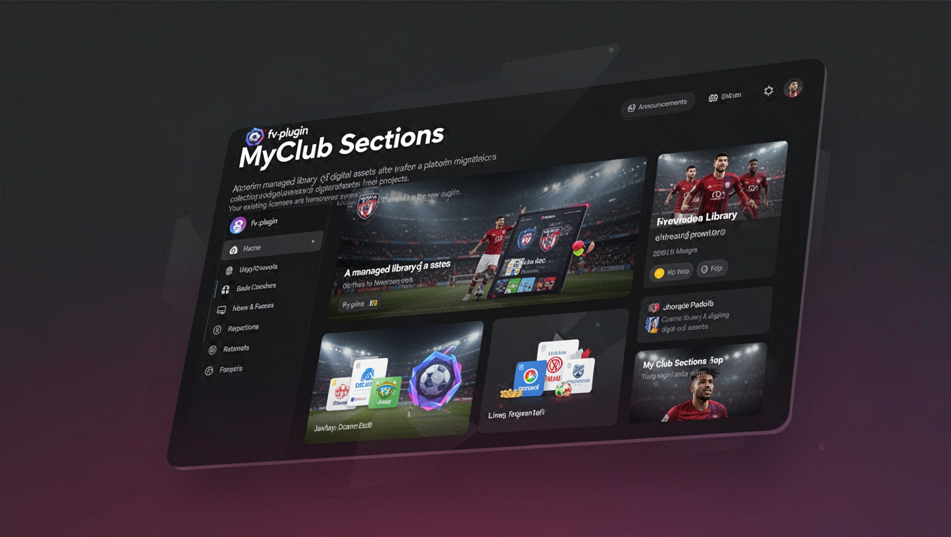 Preview of MyClub Sections