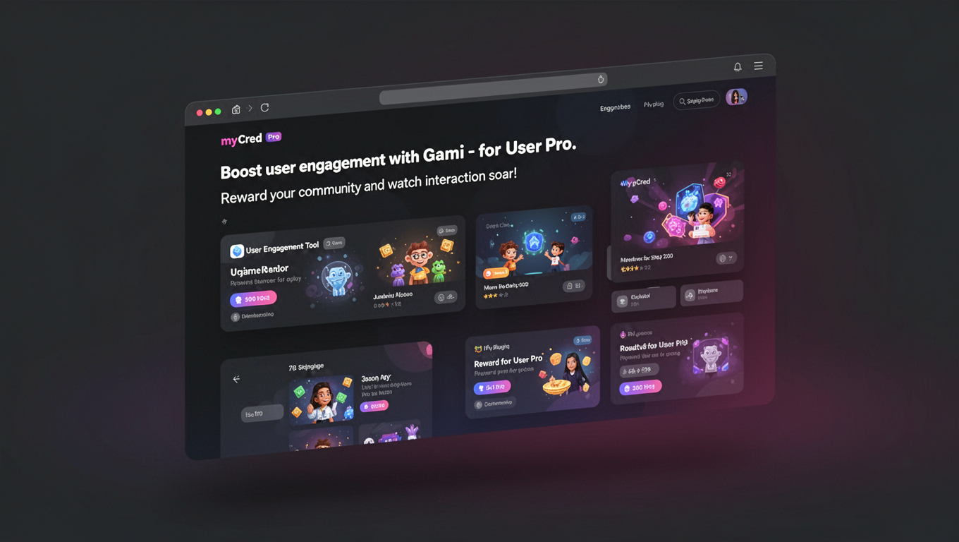 Preview of myCred for User Pro