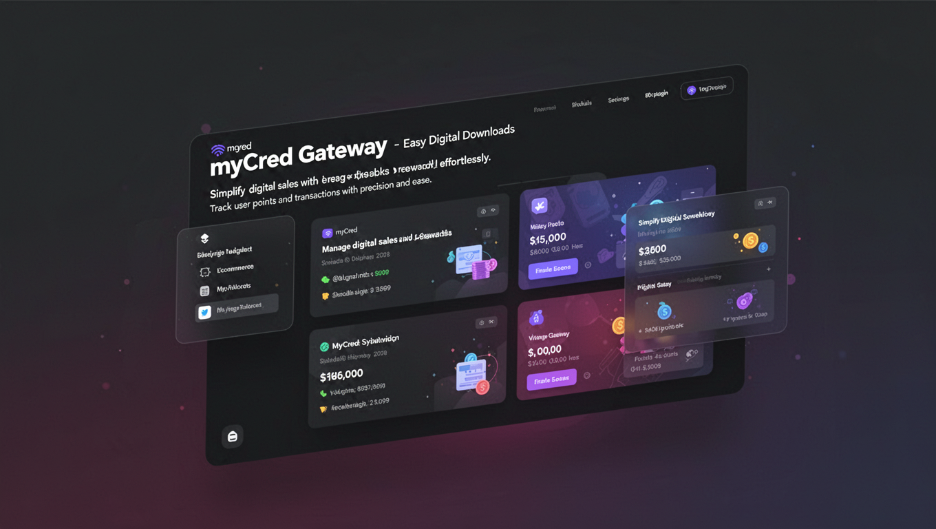 Preview of myCred Gateway - Easy Digital Downloads