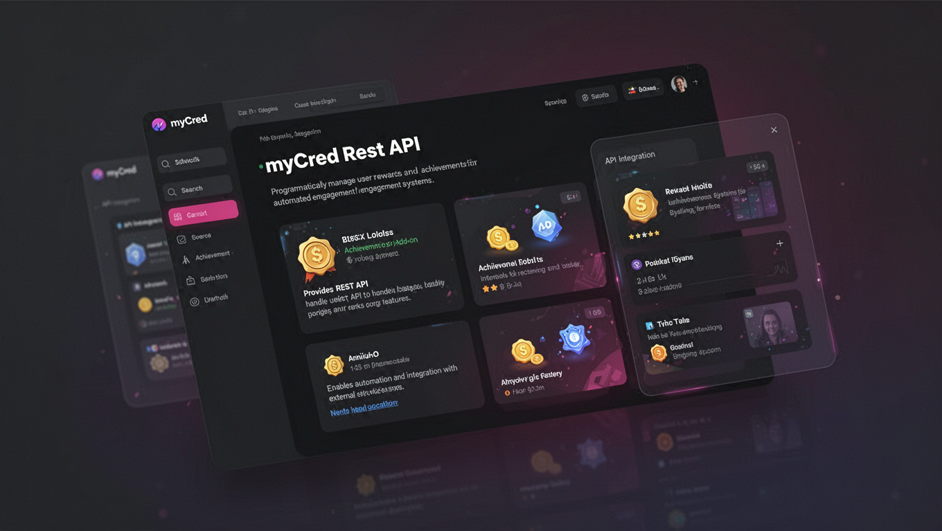 Preview of myCred Rest API