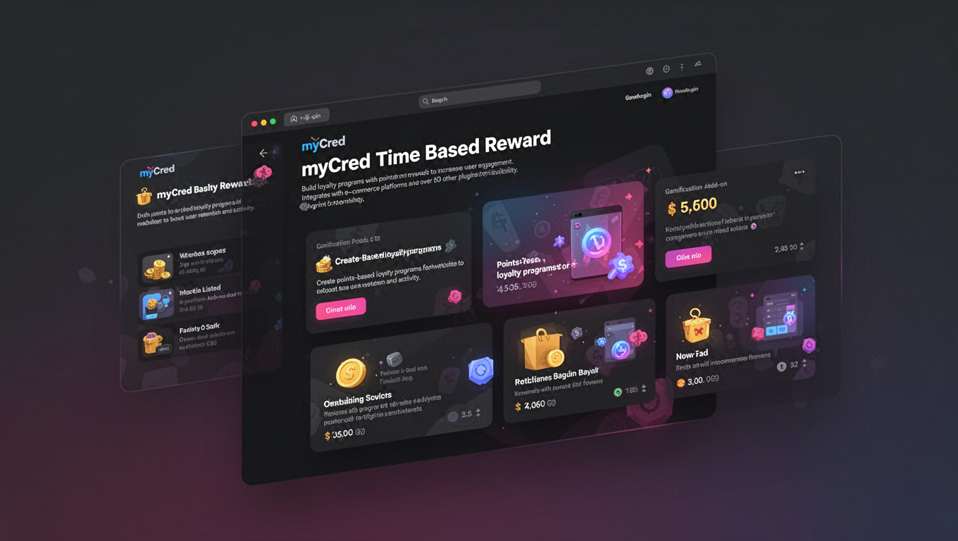 Preview of myCred Time Based Reward