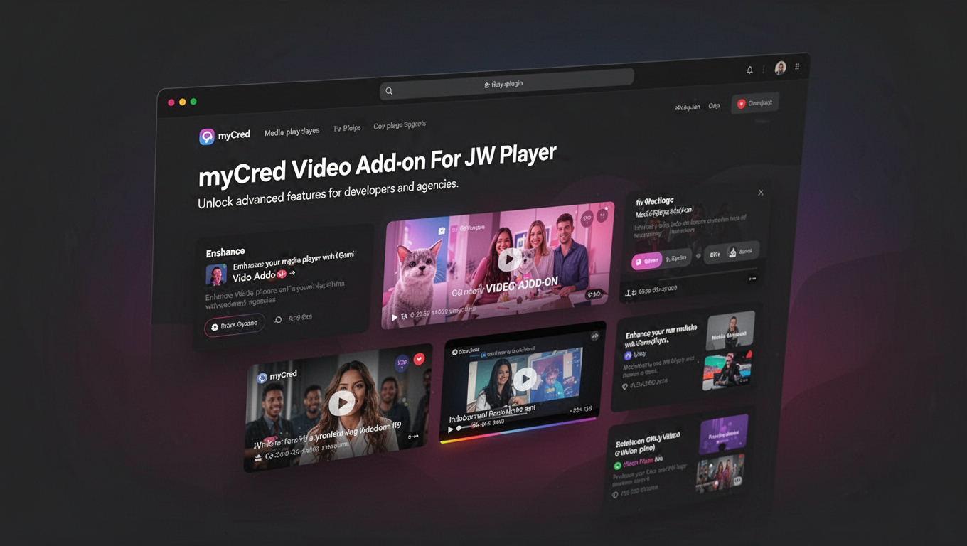 Preview of myCred Video Add-on For JW Player