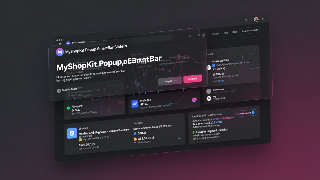 Preview of MyShopKit Popup SmartBar SlideIn