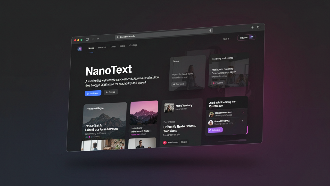 Preview of NanoText
